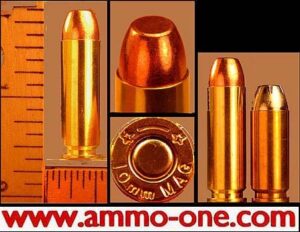 10mm Magnum (not 10mm Auto) FMJ, One Cartridge - Ammo-One1