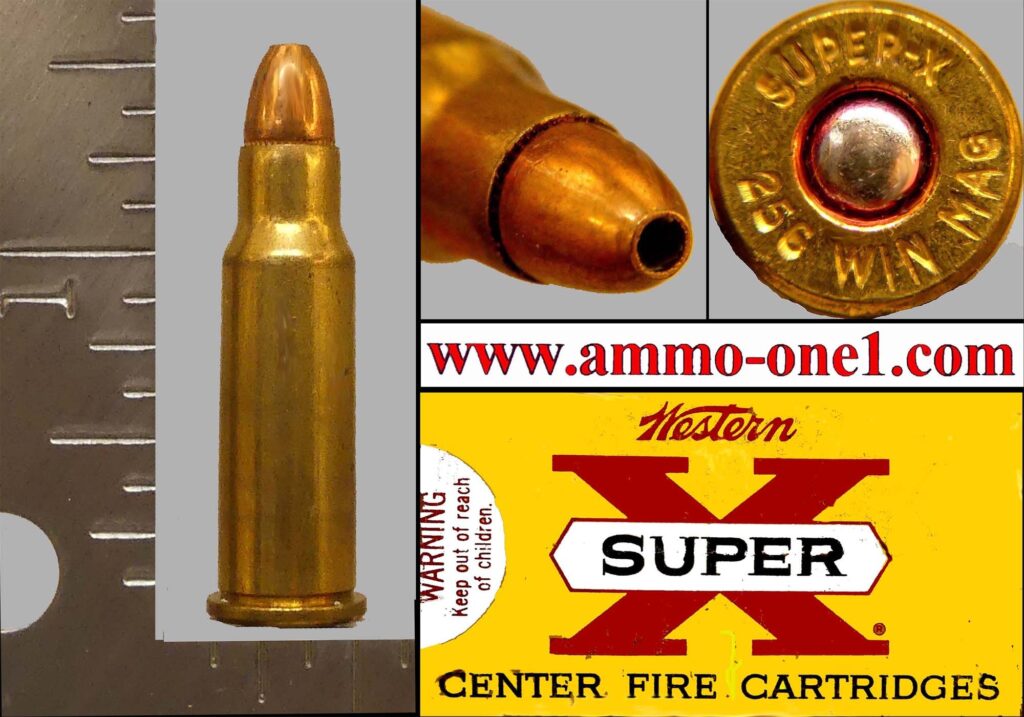 256 Winchester Magnum By Western Super X Hs One Cartridge Not A Box Ammo One1 