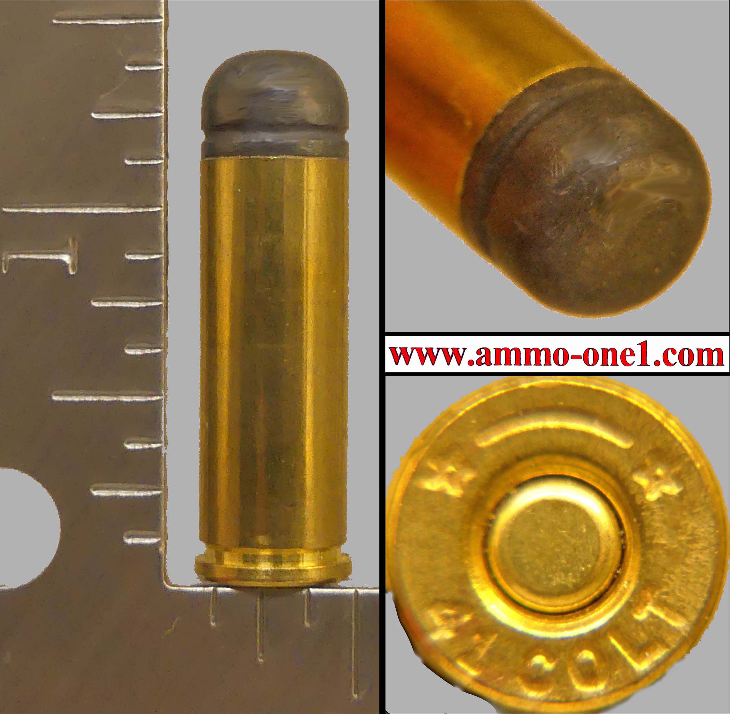 .41 Long Colt, 200 grain Lead, One Cartridge not a box! - Ammo-One1