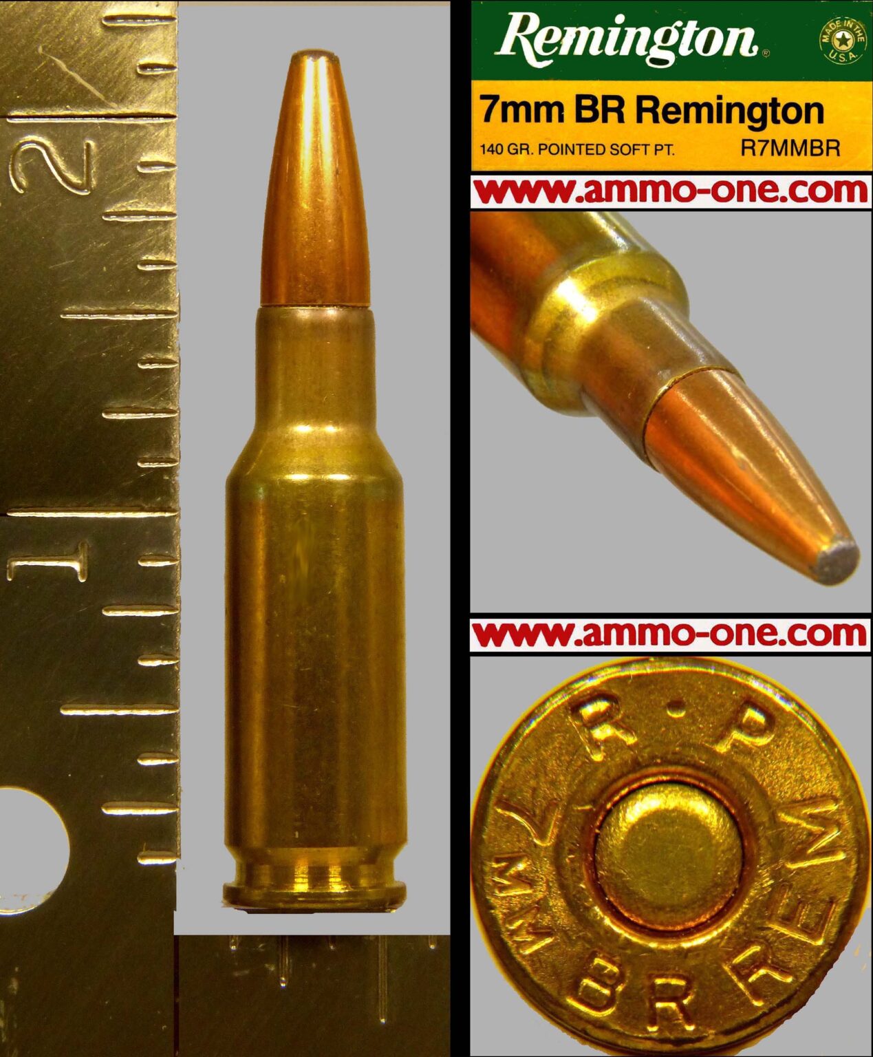 7mm Br Remington Benchrest Jsp Obsolete 1 Cartridge Not A Box Ammo One1