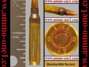 (b004) 5.56 nato by imi* with 2017 "imi 17" h/s and *mix lot numbers*, match grade, 69 gr. jhpbt, one cartridge not a box.