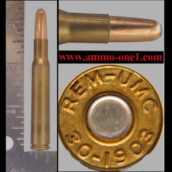 .30 03, (30 1903) remington umc, with a split neck, discounted 50%